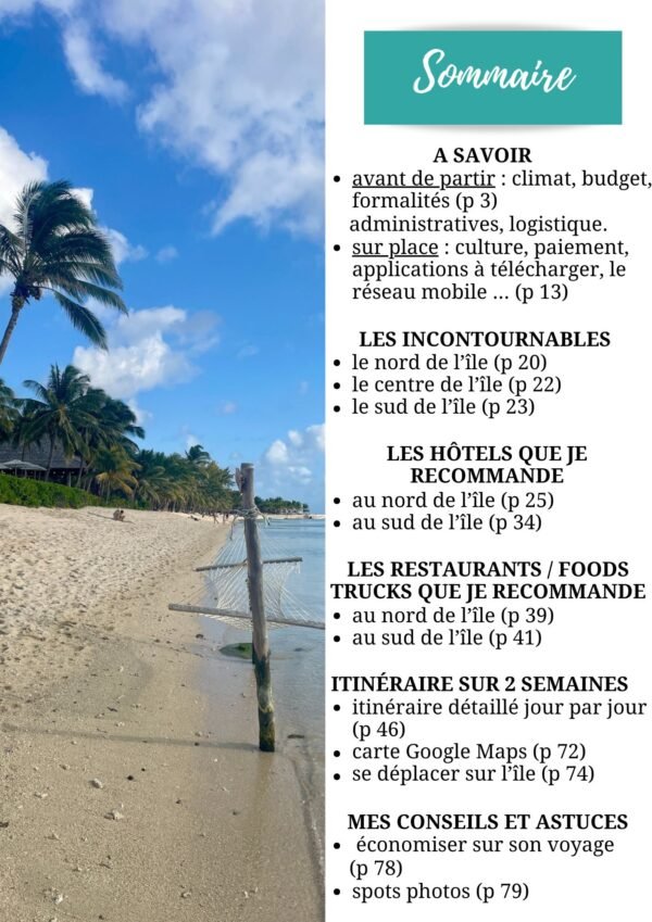 Guide voyage Île Maurice – Image 2